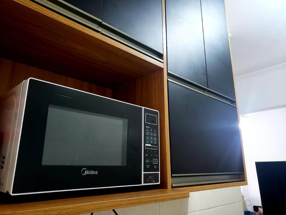 Lindo Apto 300M Praia Da Ocian E Centro - Vista Mar- Varanda Sacada - Wi-Fi 300 Mbps - Vaga De Garagem - Acomoda Ate 6 Pessoas Lejlighed Praia Grande  Eksteriør billede