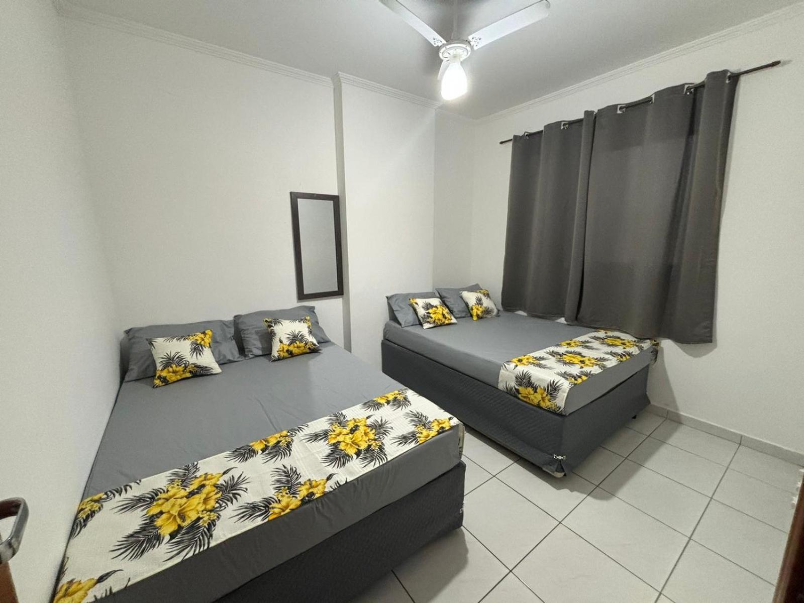 Lindo Apto 300M Praia Da Ocian E Centro - Vista Mar- Varanda Sacada - Wi-Fi 300 Mbps - Vaga De Garagem - Acomoda Ate 6 Pessoas Lejlighed Praia Grande  Eksteriør billede