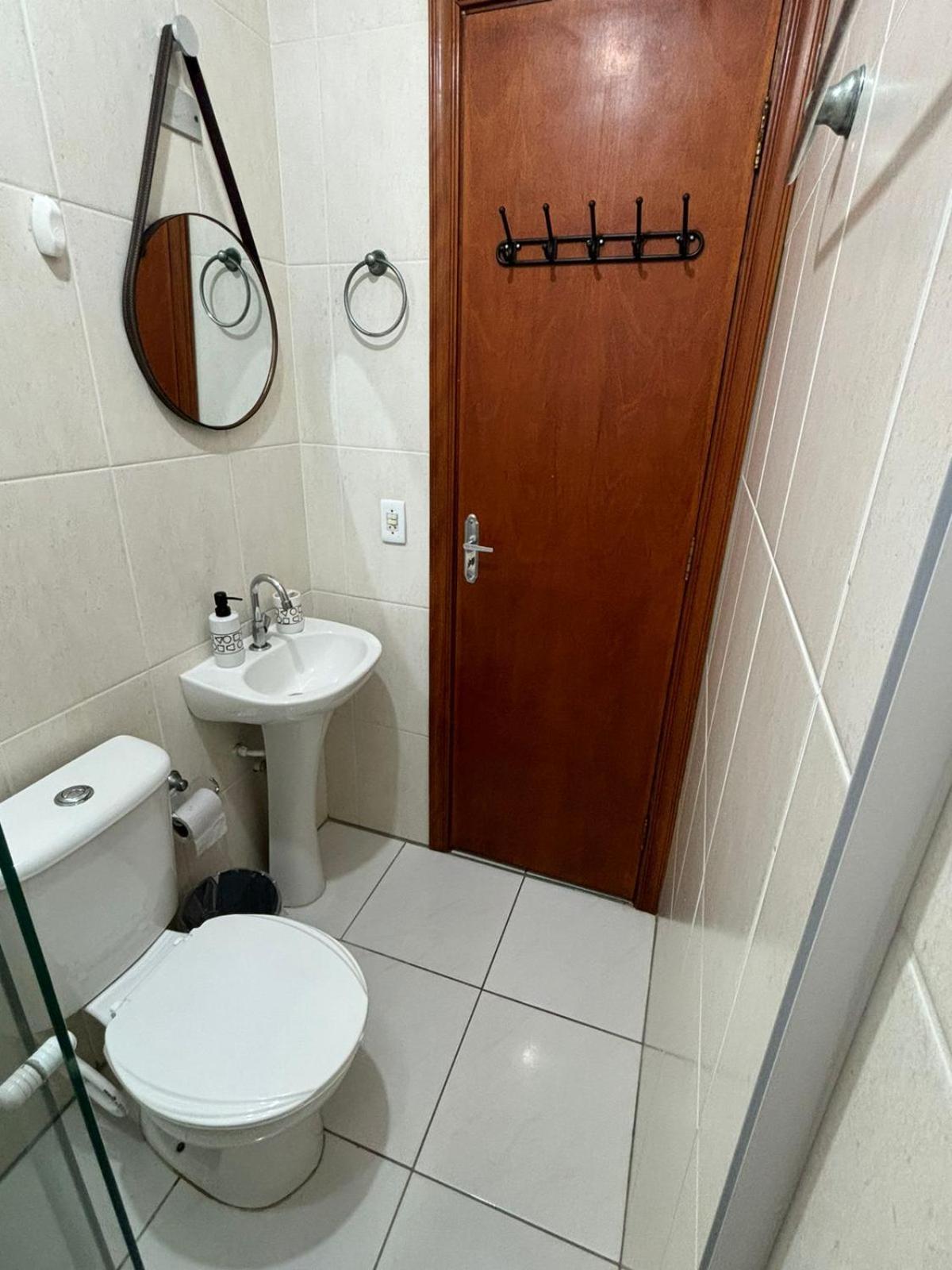Lindo Apto 300M Praia Da Ocian E Centro - Vista Mar- Varanda Sacada - Wi-Fi 300 Mbps - Vaga De Garagem - Acomoda Ate 6 Pessoas Lejlighed Praia Grande  Eksteriør billede
