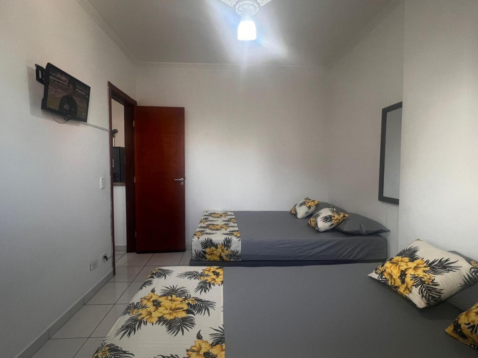 Lindo Apto 300M Praia Da Ocian E Centro - Vista Mar- Varanda Sacada - Wi-Fi 300 Mbps - Vaga De Garagem - Acomoda Ate 6 Pessoas Lejlighed Praia Grande  Eksteriør billede